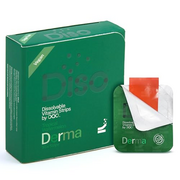 Diso Derma - Hair Growth Vitamins with Folic Acid & Biotin 1000mcg - Box of 30 Oral Dissolvable Strips for Hair & Skin Care, Vegan, Sugar-Free - Tropical Watermelon