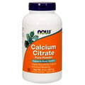 NOW Foods Calcium Citrate Pure Powder, 600 mg, 8 oz.