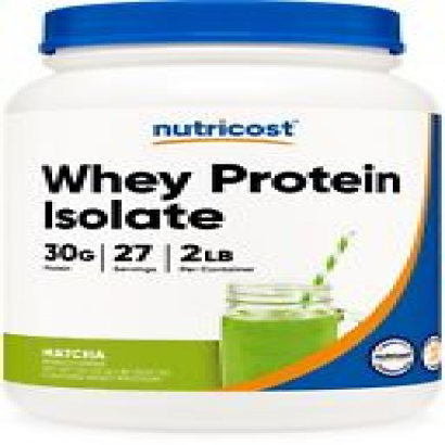 Nutricost Whey Protein Isolate Powder (Matcha 2LBS)