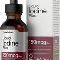 Liquid Iodine | 2 fl oz | 150 mcg | Iodine & Potassium Iodine | by Horbaach