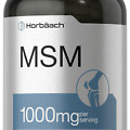 MSM Supplement | 1000mg | 250 Capsules | Non-GMO, Gluten Free | by Horbaach