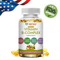 Vitamin B Complex,Vitamins B1,B2,B3,B5,B6, B8, B12, Energy, Metabolism Aid 60pcs