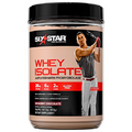 Whey Protein Isolate , Six Star 100% Whey Isolate Protein Powder , Whey Protein Powder for Muscle Gain , Post Workout Muscle Recovery + Muscle Builder , Chocolate Protein Powder (20 Servings), 1.41 Pound (Pack of 1)
