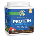 Sunwarrior Vegan Organic Protein Powder Plant-Based | BCAA Amino Acids Hemp Seed Soy Free Dairy Free Gluten Free Synthetic Free Non-GMO | Chocolate 17 Servings | Warrior Blend