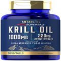 Antarctic Krill Oil 1000mg Softgels | 60 Count | Superba Krill Oil | by Carlyle