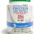 E-hydrate | Natural 3-Whey Blend, 25g Protein, Electrolytes, GF | Vanila, 2.6 lb