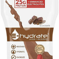 E-hydrate | Protein On-The-Go Premium | Chocolate, Case with (24) Pouches