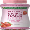 Nature's Bounty Optimal Solutions Hair, Skin and Nails Gummies, 80 ea