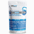 PureClean Protein - Organic Grass-Fed 25G Beef Protein Powder + 15G Collagen - Gluten Free, Sugar Free, Dairy Free - 100% Paleo Keto HydroBEEF Bone Broth Protein - (20 Servings/500 Grams) Unflavored