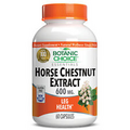 Botanic Choice Horse Chestnut Extract 600 Mg. Leg Health Herbal Supplement, 60