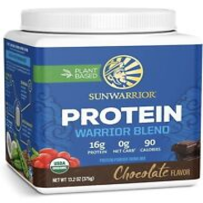 Sunwarrior Warrior Blend Organic Protein Powder with BCAAs & Pea Protein Powder