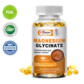 Magnesium Glycinate 400mg Mineral Capsules For Women & Mens Sleep Support Caps