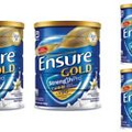 4 x Abbott Ensure Vanilla 850g for the Middle-Age & Elderly FREE DHL Ship.