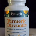 Pattern Wellness Turmeric Curcumin - 1300mg - 95% Curcuminoids with Bioperine...