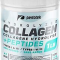 Perfotek Collagen Powder for Women Men Types I & III Unflavored Easy to Mix H...
