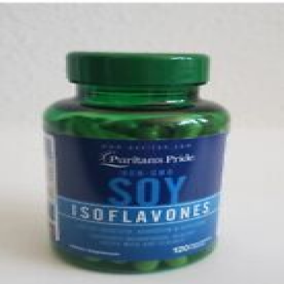 Puritan's Pride Non-GMO Soy Isoflavones 750 mg 120 Rapid Release Caps exp 06/25