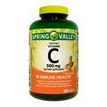 Spring Valley Vitamin C Chewable Tablets, Tropical Fruit, 500mg, 200 Ct