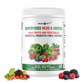 35 Organic Superfoods Reds Greens Powder Prebiotic Probiotic Immune Fiber Enzyme