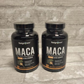 MACA ROOT Powder Capsules Mood Energizer Vegan 120ct NATGROWN Exp 3/26, Lot of 2