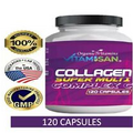 100% Natural Multi Collagen Peptides Anti Aging Skin Collagen Pills 120 Capsules