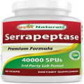 Best Naturals Serrapeptase 40000 SPU 90 Vcaps