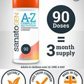 A-Z Multi Vitamins & Minerals 90 Tablets One a Day Multivitamin For Men & Women