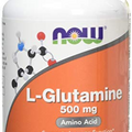 Now Foods Glutamine 500mg Capsules, 120 CT