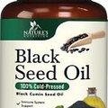 Black Seed Oil Capsules 1000mg Nigella Sativa Black Cumin Seed Oil