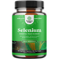 Pure Selenium Thyroid Support Supplement - Selenium 200mcg Antioxidant