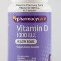 Pharmacy Care Vitamin D 1000 I.U. 120 Capsules Sigma Amcal similar to Ostelin