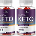 Real Vita Keto ACV Gummies Weight Loss - 1500mg Ketosis Shark Gummies (2 Pack)