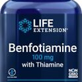 Life Extension Benfotiamine 100mg w Thiamine Fat Water Soluble Vitamin B1 120Cap