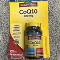 Nature Made 140 Softgels CoQ10 200 mg - For Heart Health Exp 4/25