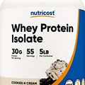 Nutricost Whey Protein Isolate (Cookies N Cream) 5LBS - Isolate Protein Powder