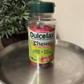 Dulcolax Chewy Fruit Bites, Saline Laxative, Cherry Berry (30ct) Cramp-Free