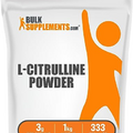 BULKSUPPLEMENTS.COM L-Citrulline Powder - Citrulline Supplement, Citrulline Powder - L-Citrulline 3000mg, Unflavored & Gluten Free - 3g per Servings, 1kg (2.2 lbs) (Pack of 1)