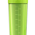 AeroBottle Primus Crystal Shaker Cup Twist Cap Water Bottle, Perfect for Protein Shakes and Pre Workout with Patented Mixing Technology, No Blending Ball or Whisk, 32oz, Peridot Green