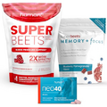 humanN SuperBeets SuperBeets Heart Chews & Memory + Focus Chews & Neo40 Daily Bundle