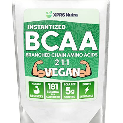 XPRS Nutra BCAA Powder - Amino Acids Supplement for Men - Unflavored BCAA Workout Supplements - Gym Supplements for Men - Amino Acids Supplement for Women for Gym Post Workout Recovery (2 Pounds)