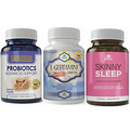 Skinny Sleep Weight Loss Probiotic Helps Immune L-Glutamine Muscle Mass Capsules