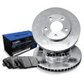 R1 Concepts Rear Brake Rotors with Semi Metallic Pads Compatible For 2014-2019 Mercedes-Benz CLA250