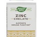 Nature's Way Zinc Chelate Supports Immune Function 30 mg per serving 100 Capsule