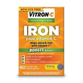 Vitron-C Iron Supplement, Once Daily, High Potency Iron Plus Vitamin C, Dye F...