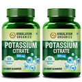 2X Himalayan Organics Potassium Citrate 800mg - (2*120 Veg Tablets) 140 Tablets