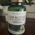 White Kidney Bean Carb Blocker Supplement - 6,000 mg 200 Capsules