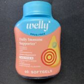 Welly Daily Immune Supporter Vitamin C & D Zinc Softgels - 60ct  Exp. 06/2024