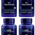 4PACK Life Extension Ultra Soy Extract Anti-Aging Cell Health Longevity 60 VCaps