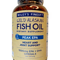 WILEYS FINEST WILD ALASKAN FISH OIL PEAK EPA 1000mg EPA DHA OMEGA 3 120 SOFTGELS