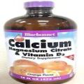 Bluebonnet Liquid Calcium Magnesium Citrate Plus Vitamin D3 - Orange flavor