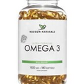 Hudson Naturals Omega 3 Fish Oil with EPA and DHA Essential Fatty Acids